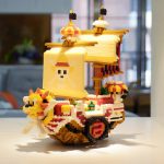 2385pcs+ One Piece Thousand Sunny Mini Brick Pirates Ship – 3D Anime Micro Building Block Toy