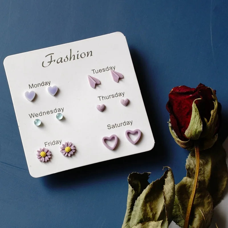 Fashion Ceramic Gift Earrings Set #T5 - Image 13
