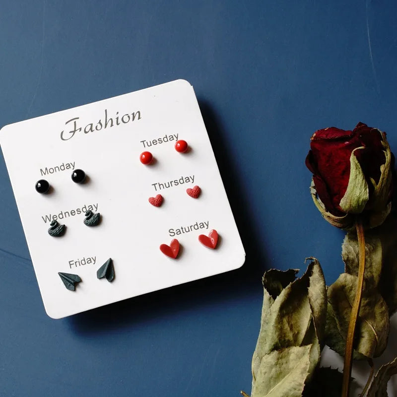 Fashion Ceramic Gift Earrings Set #T5 - Image 17