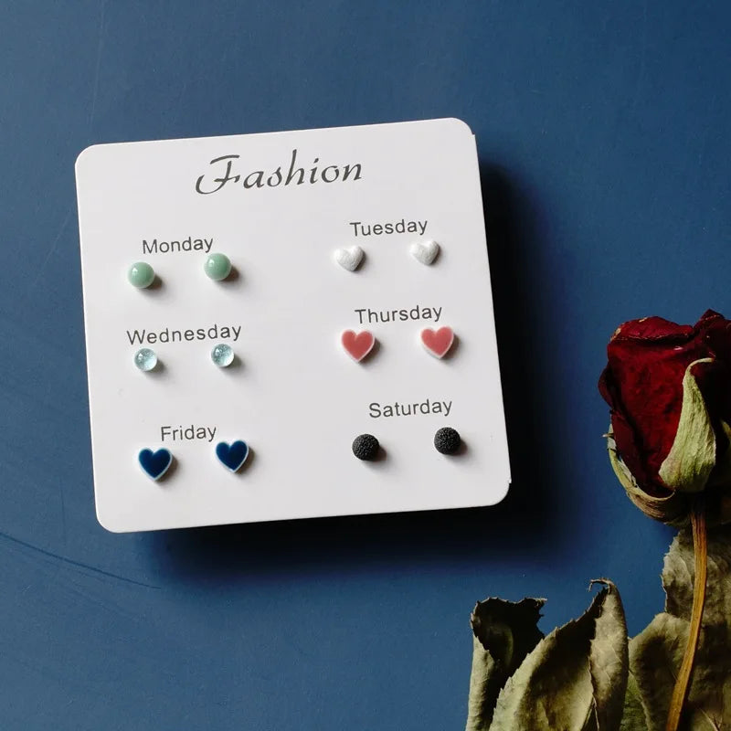 Fashion Ceramic Gift Earrings Set #T5 - Image 6