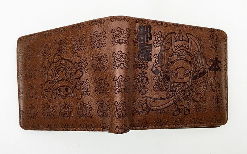 Anime One Piece Luffy & Zoro PU Embossed Short Wallet - Image 8