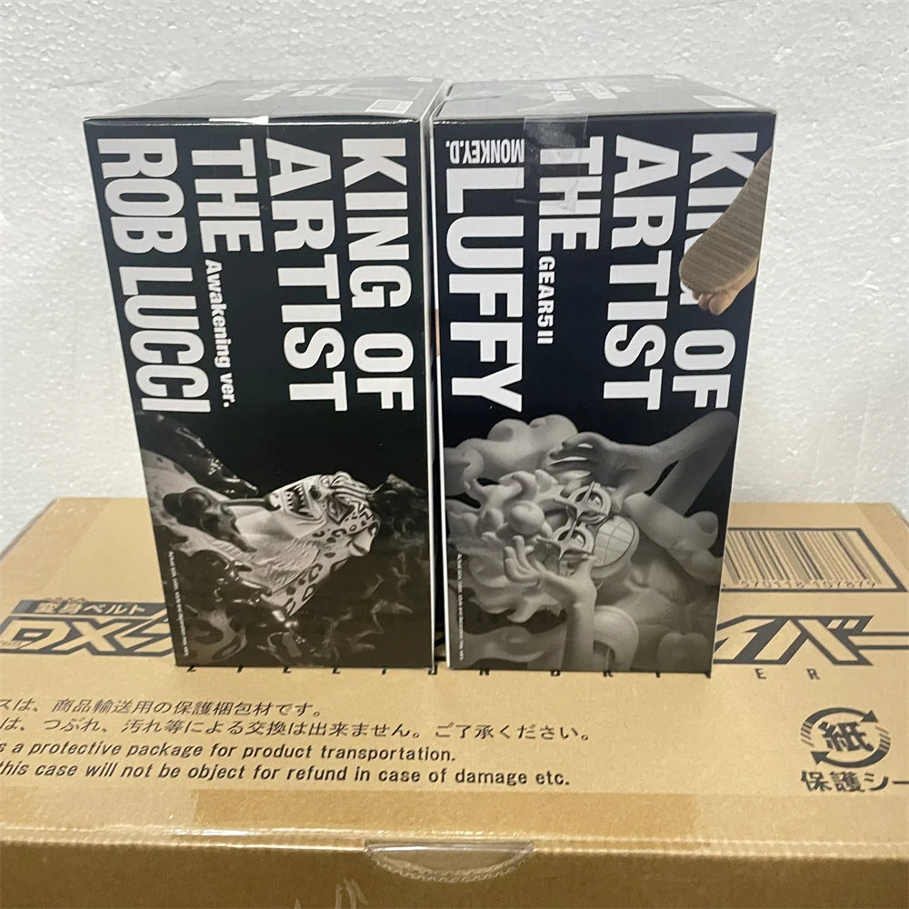 Bandai Original One Piece KOA Lucci & Luffy King of Artist Action Figurine - Image 4