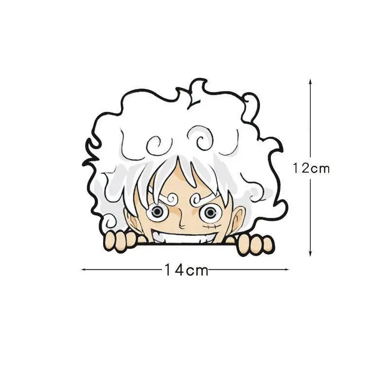 Luffy Sun God Car Sticker - Image 13