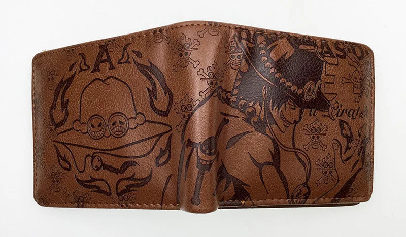 Anime One Piece Luffy & Zoro Embossed PU Wallet - Image 20