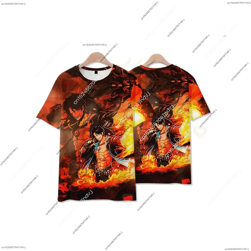 2025 One Piece Strawberry Luffy 3D T-Shirt & Kids Theme Set - Image 13