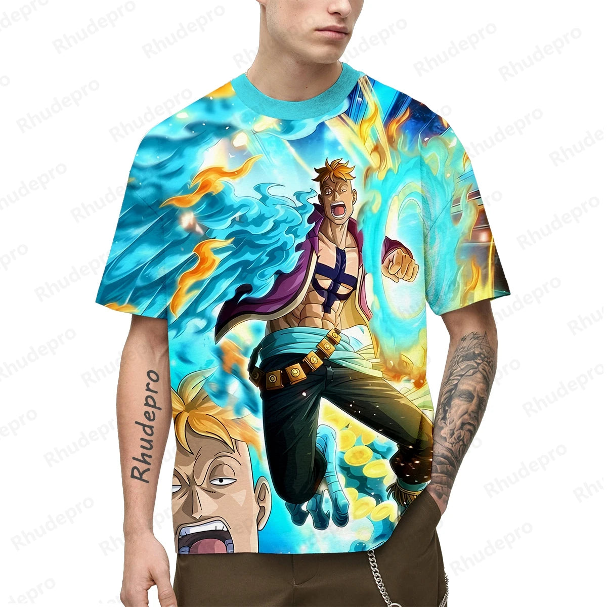 One Piece 3D Printing T-Shirt - Image 16