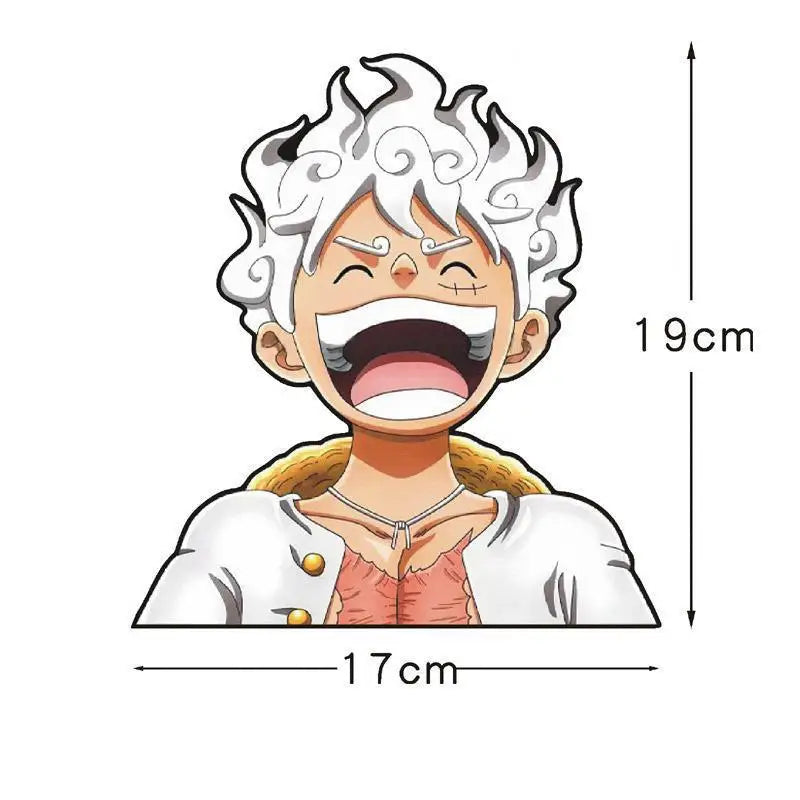 Luffy Sun God Car Sticker - Image 10