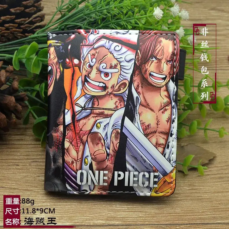 Anime One Piece Luffy PU Leather Men’s Wallet - Image 38