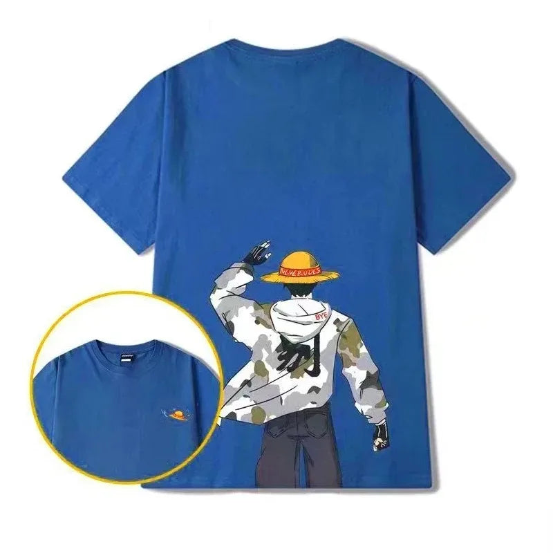 Japanese Anime One Piece T-Shirt Men - Image 8