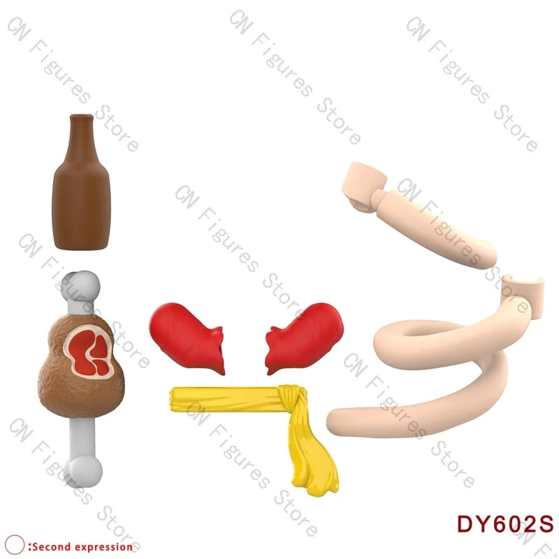 DY601S DY602S NEW Franky One Piece Mini Model Figures Blocks Doll - Image 5