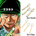 Kiss Jewelry Unisex 3Pcs/set Zoro Cosplay Earrings Prop