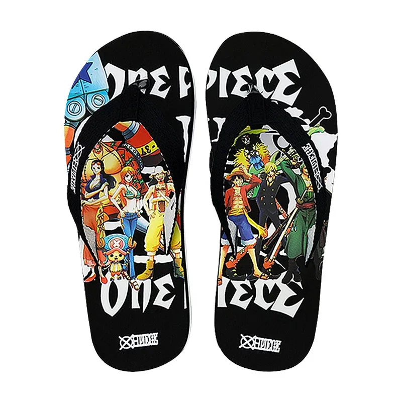One Piece Anime Peripherals Kawaii Luffy, Chopper & Zoro Slippers - Image 13