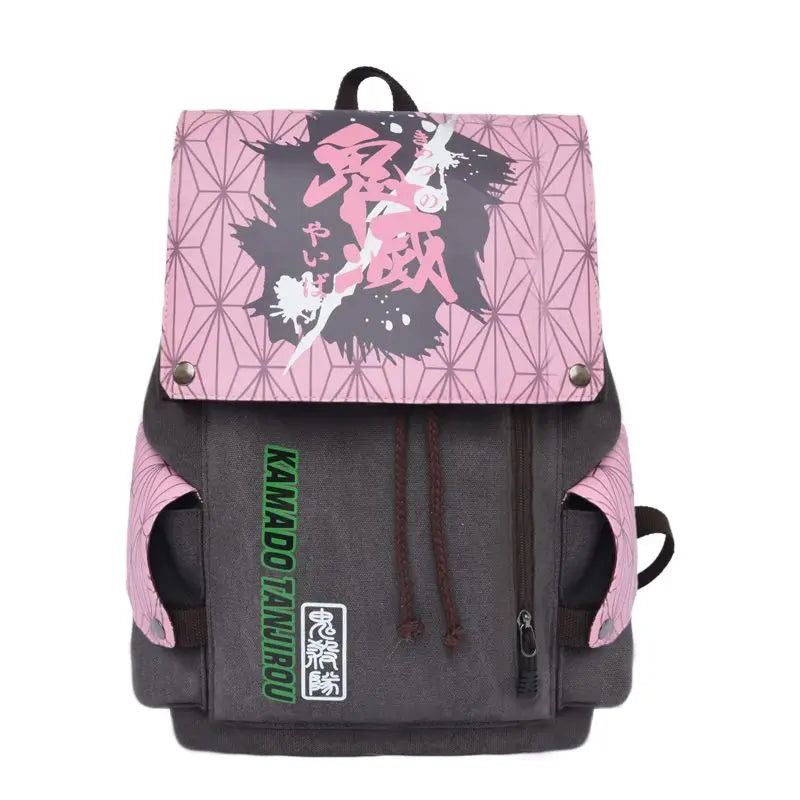 ONE PIECE & Naruto Anime Canvas Backpack - Image 9