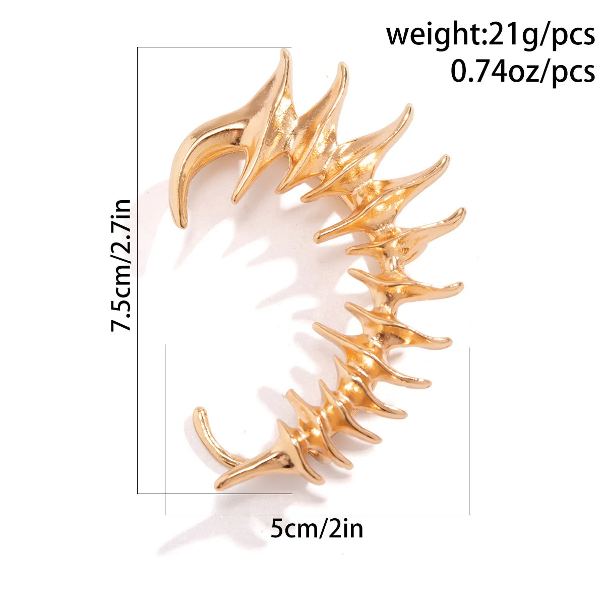 DIEZI One Piece Gothic Punk Earrings - Image 5