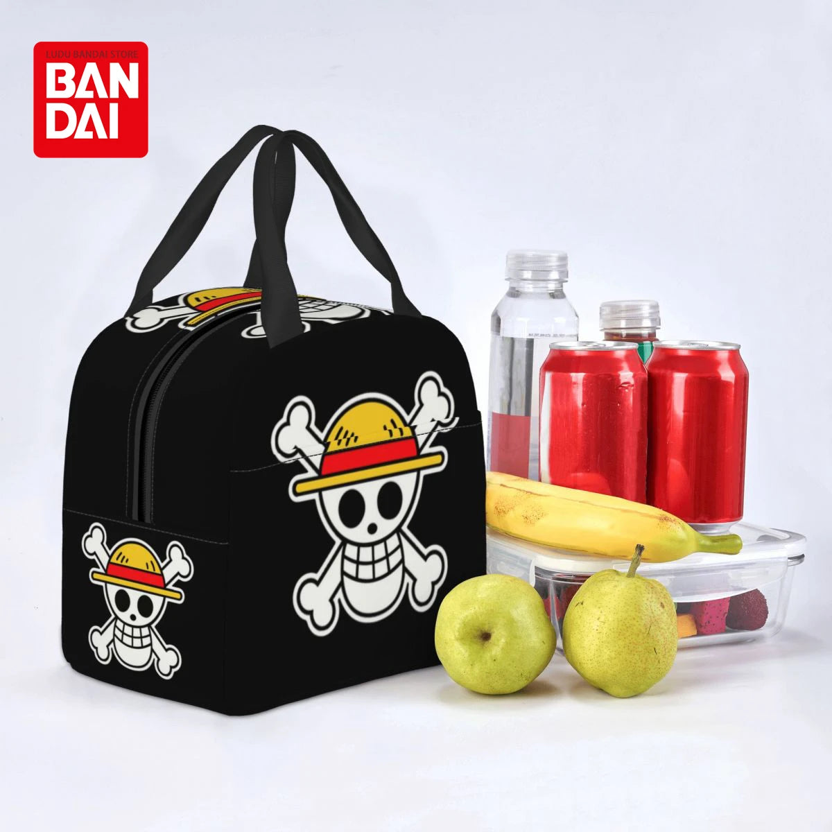 Custom One Piece Skull Logo Lunch Bag - Image 5