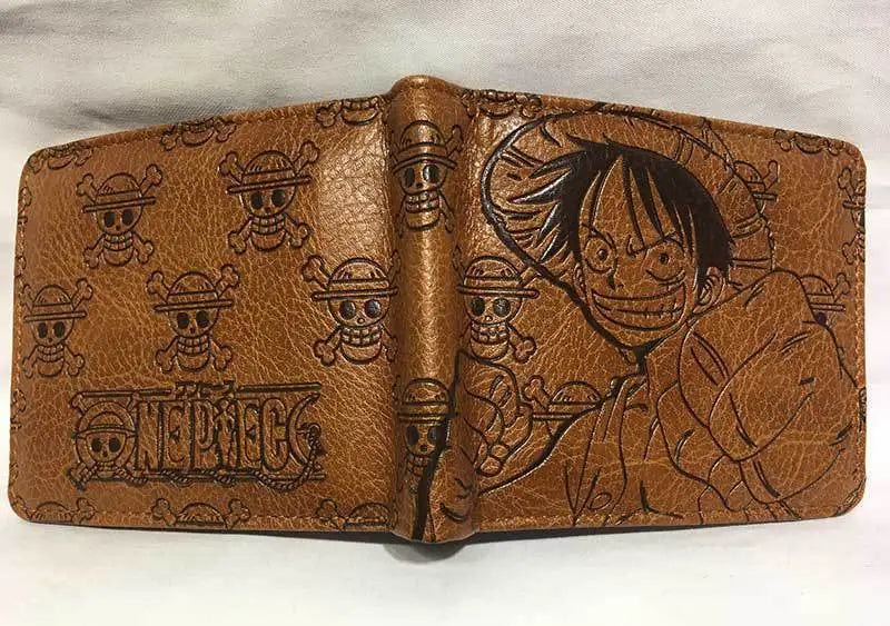 Anime One Piece Luffy & Zoro PU Embossed Short Wallet - Image 18