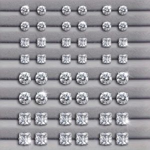 48-Piece Zircon Earring Set