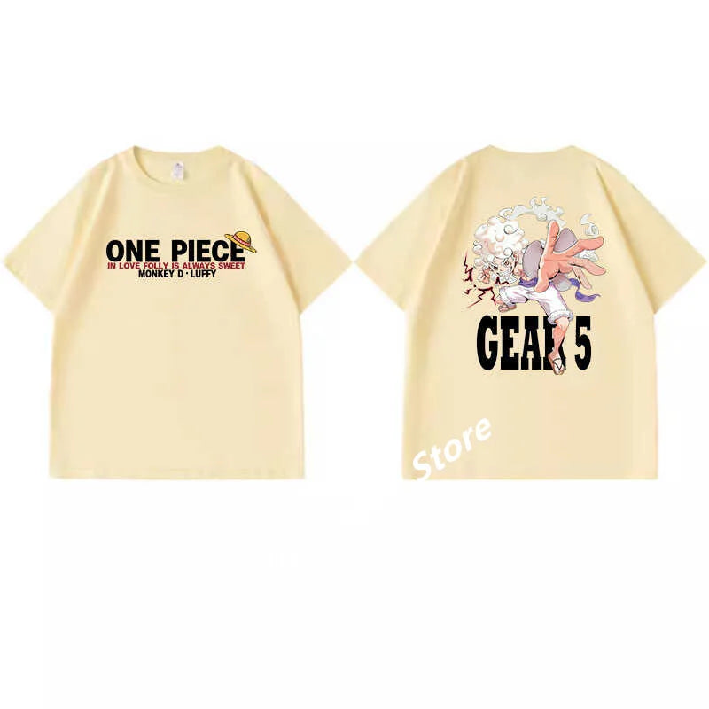 Japanese One Piece Luffy T - Image 2