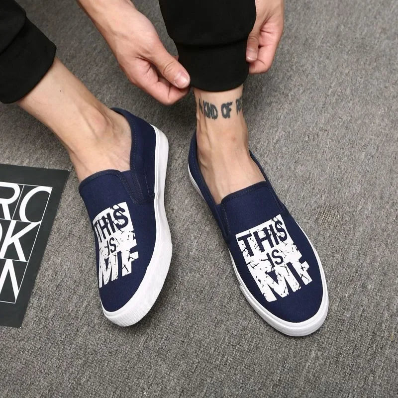 Casual Vulcanize Canvas Shoes for Men - Image 4