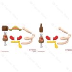 DY601S DY602S NEW Franky One Piece Mini Model Figures Blocks Doll