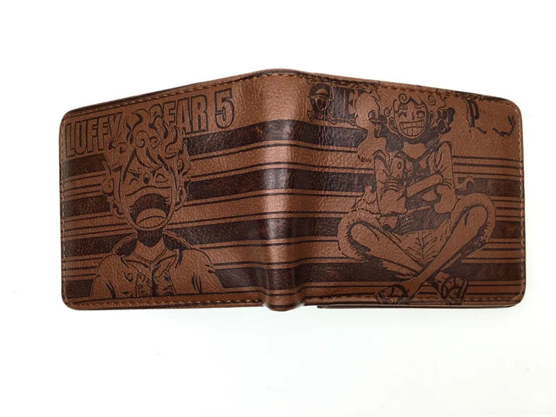 Anime One Piece Luffy & Zoro Embossed PU Wallet - Image 25