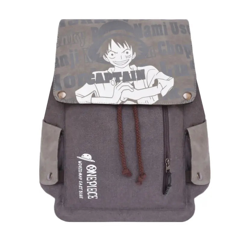 ONE PIECE & Naruto Anime Canvas Backpack - Image 5