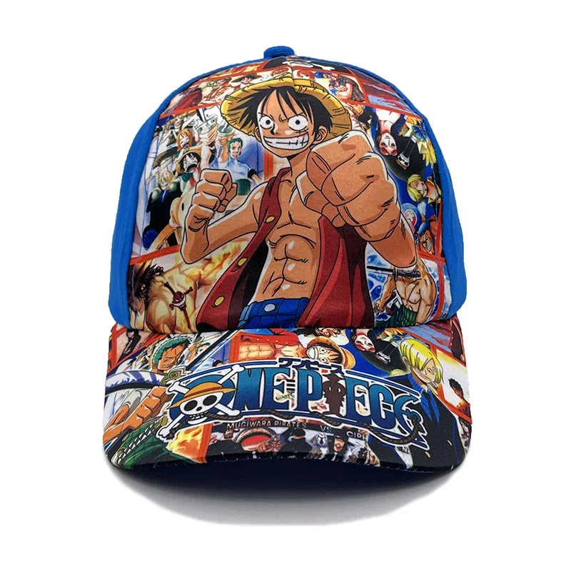 One Piece Anime Baseball Cap – Adjustable Luffy Print Summer Sun Hat - Image 8