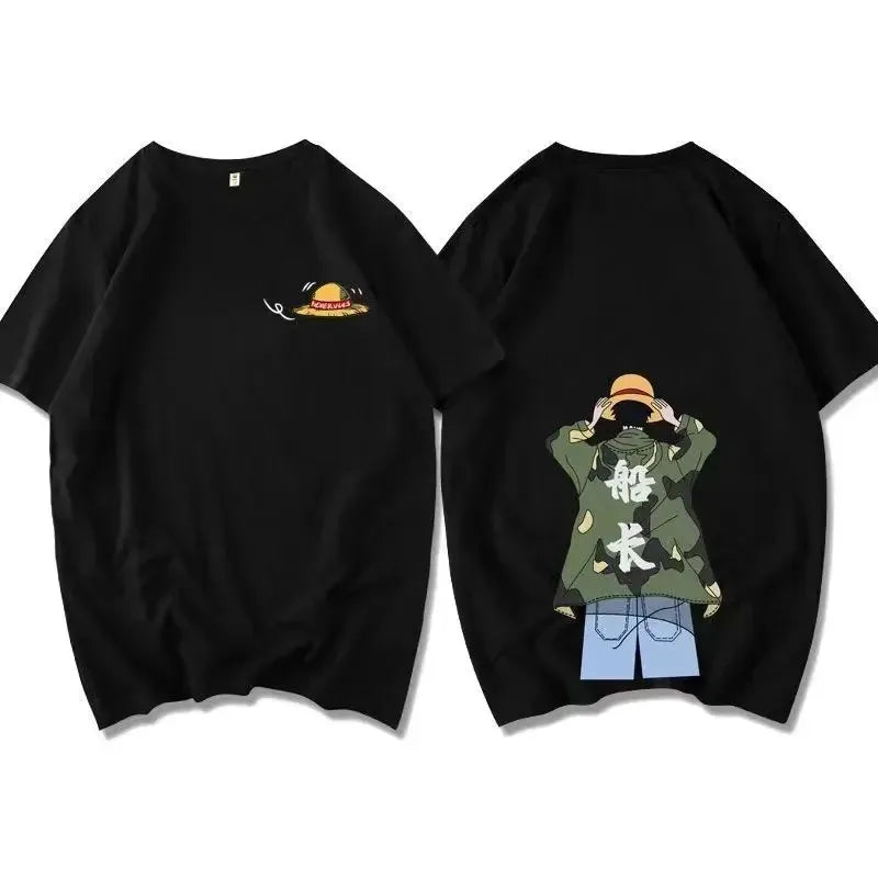 Japanese Anime One Piece T-Shirt Men - Image 4