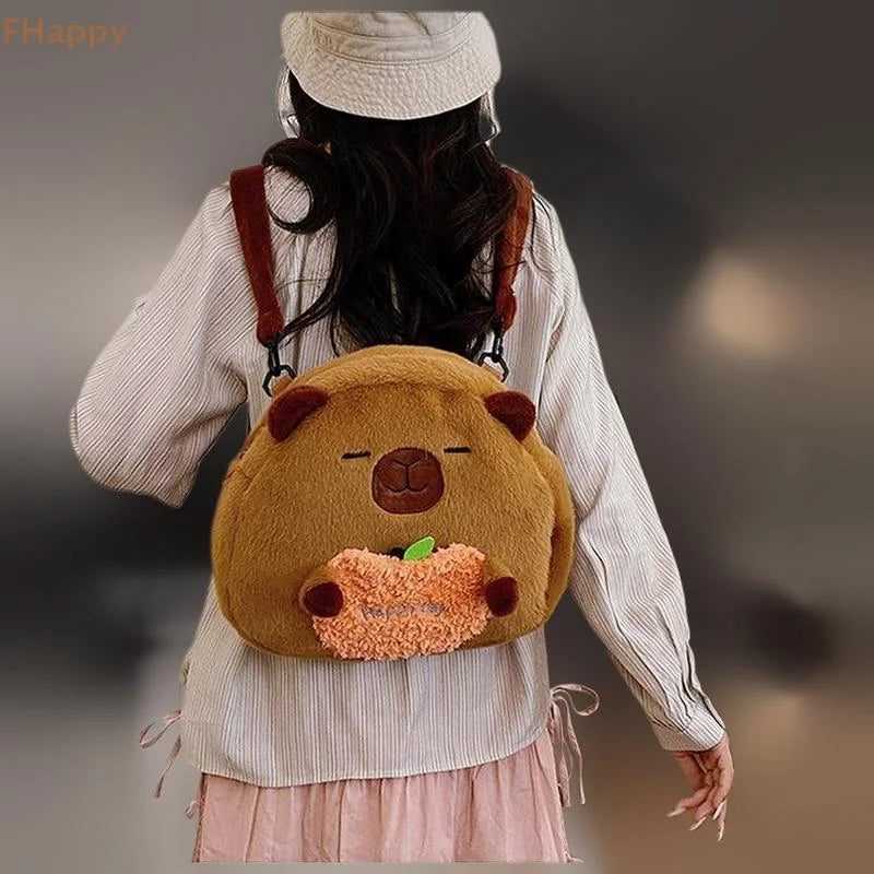 One Piece Adorable Capybara Cartoon Backpack - Image 2