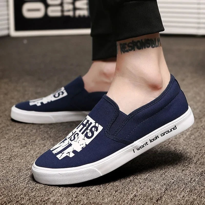 Casual Vulcanize Canvas Shoes for Men - Image 6