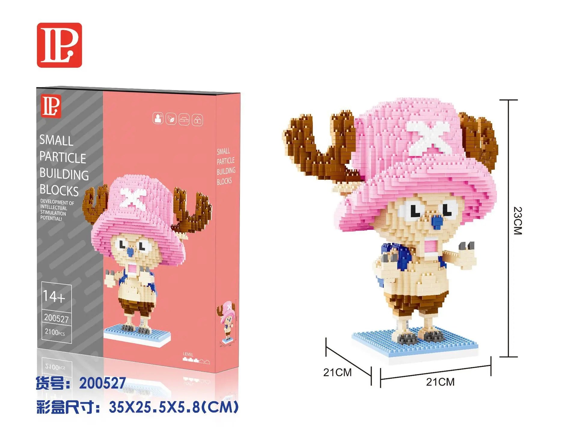 Anime One Piece Luffy Building Blocks DIY Mini Bricks - Image 5