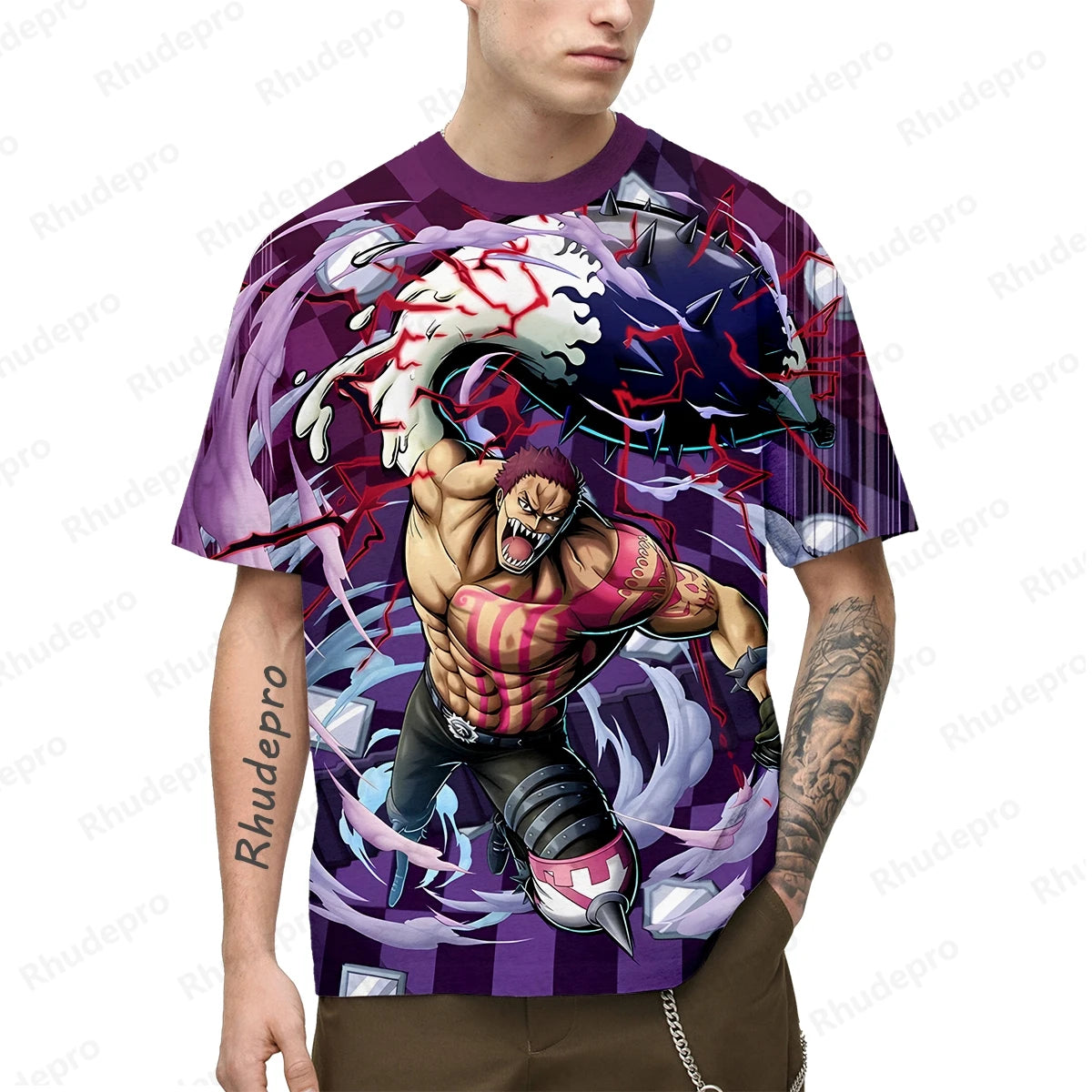 One Piece 3D Printing T-Shirt - Image 6