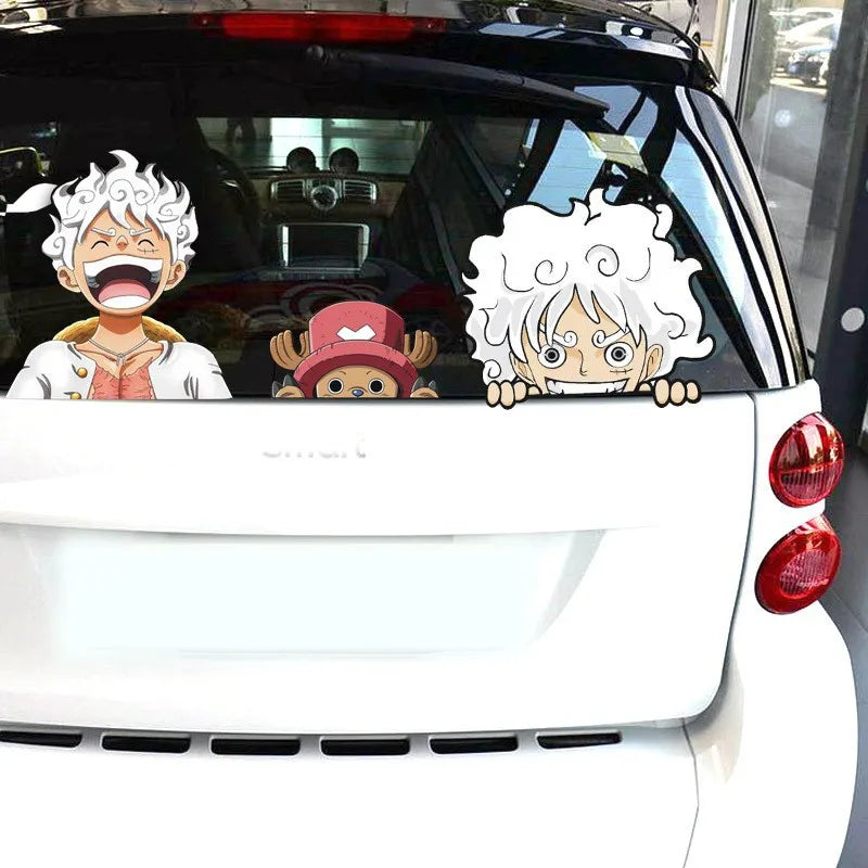 Luffy Sun God Car Sticker