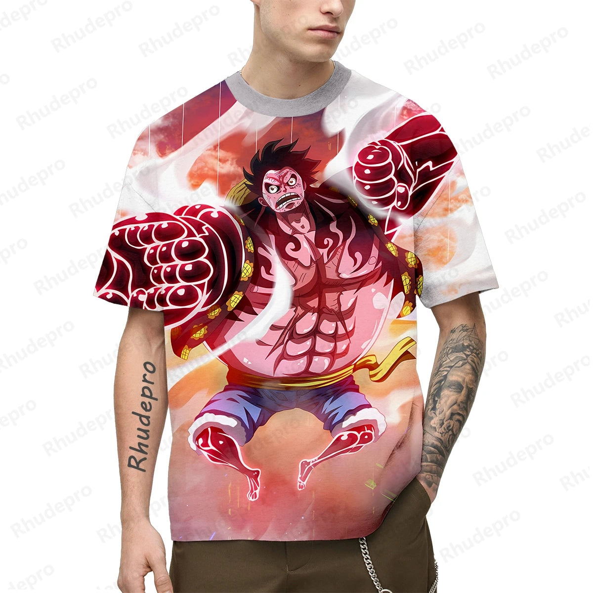 One Piece 3D Printing T-Shirt - Image 3