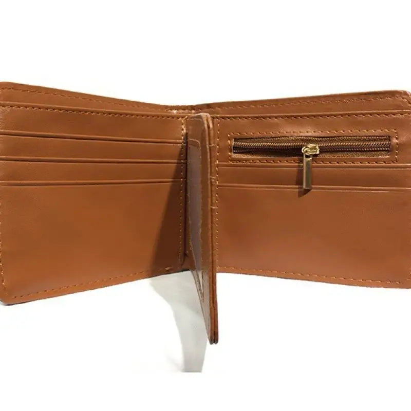 Anime One Piece Luffy & Zoro PU Embossed Short Wallet - Image 2