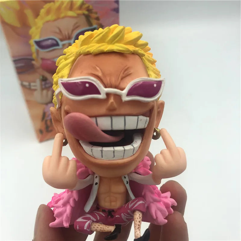 FigureCrazy One Piece FRANKY Q Laughing Out Sitting Cute Ver. PVC Action Figure - Image 10