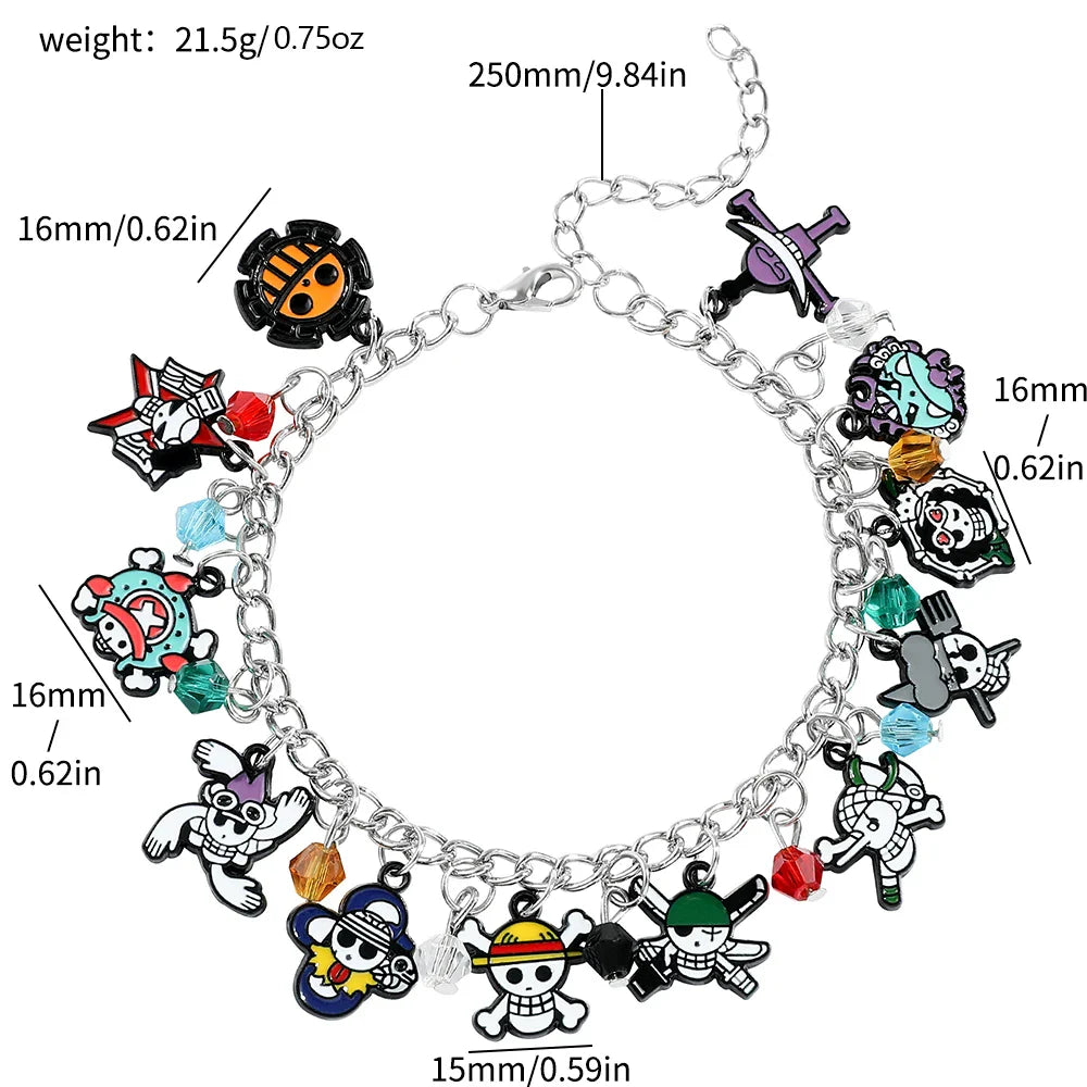 Luffy Pirate Pendant Bracelet - Image 8