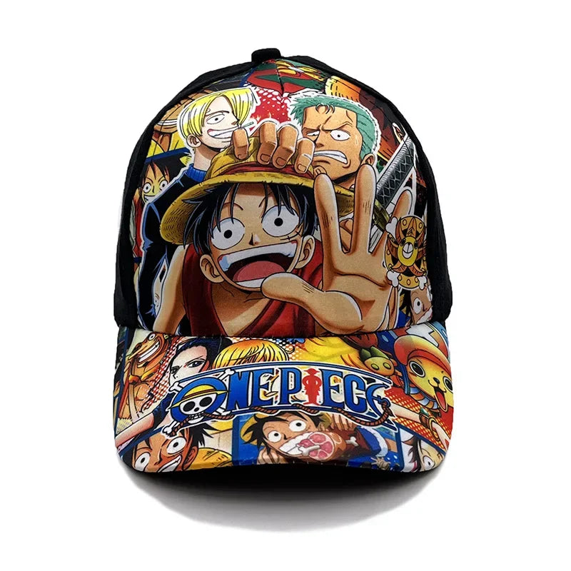 One Piece Anime Baseball Cap – Adjustable Luffy Print Summer Sun Hat - Image 5