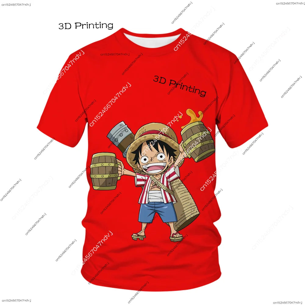 2025 One Piece Luffy Quick-Dry T-Shirt - Image 8