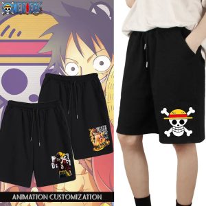 One Piece Anime Cotton Shorts